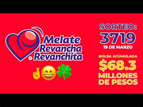 Resultado de Melate 3719 del domingo 19 de marzo del 2023